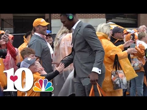 Hendon Hooker's last Vol Walk