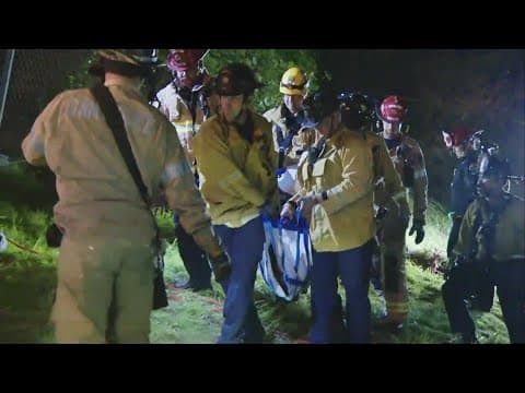 Firefighters rescue dog trapped for hours in 60 foot hole in Chula Vista