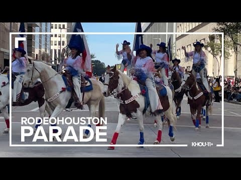 Watch it again: RodeoHouston parade in downtown Houston