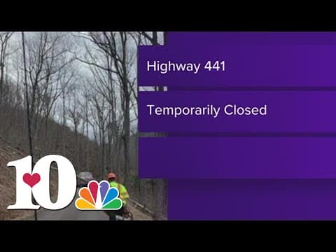 Winds temporarily close roads in the Smokies