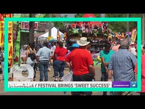 Strawberry festival brings 'sweet success'