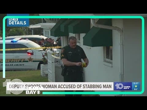 Pinellas County deputy shoots at 44-year-old woman accused of stabbing her boyfriend