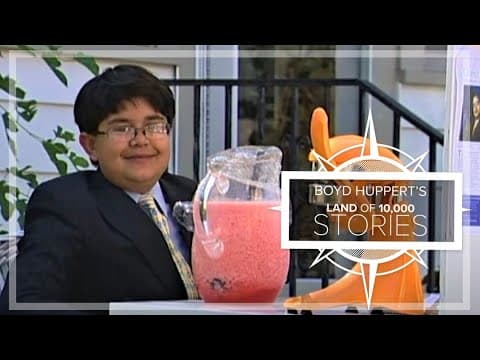 As a child, he sold lemonade in a business suit. So, what's he doing now?