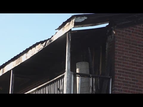 Four families displaced in Harvey after fire in an apartment building