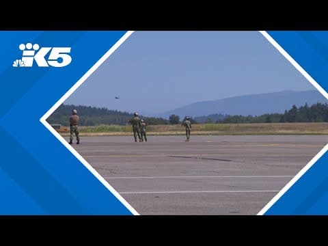 Navy officials working to reach plane crash site in 'steep, heavily wooded' area near Mount Rainier