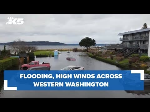 Flooding, high winds across western Washington