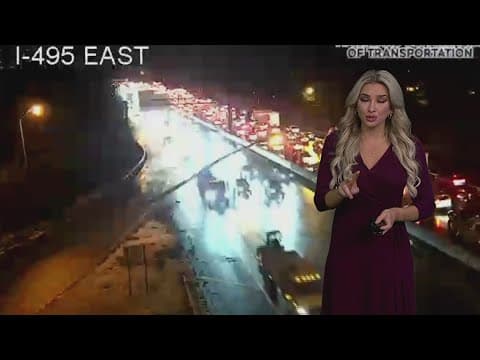 3 hospitalized in tractor trailer crash on Beltway