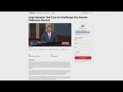 Petition appeals to Ted Cruz's 'clearly enormous' ego to keep him away from UH's Final Four match