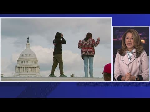 9 indigenous activists arrested during 'unpermitted demonstration,' US Park Police say