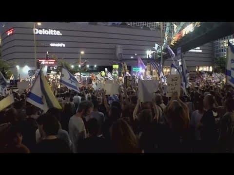 Protests after 6 Israeli hostages killed by Hamas