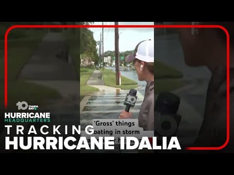 ‘Gross’ things floating in Florida storm water after Hurricane Idalia