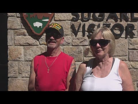 National park visitors react to U.S. government shutdown during peak tourist season