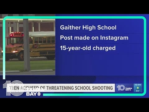 15-year-old girl charged with making shooting threat on first day of school