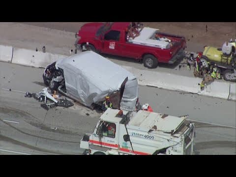 Multi-car crash shuts down freeway lanes in Carlsbad