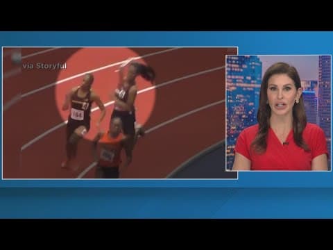 Teen charged with assault and battery for hitting other runner with baton during race