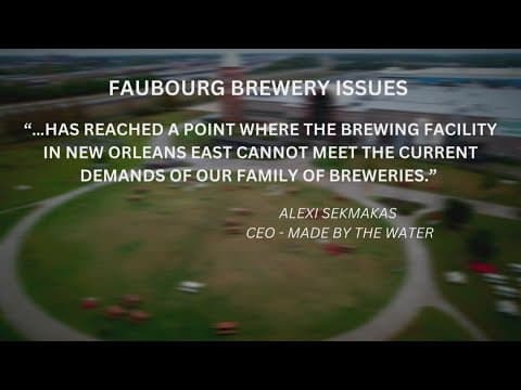 Layoffs underway as Faubourg Brewing stops large-scale beer production in New Orleans East