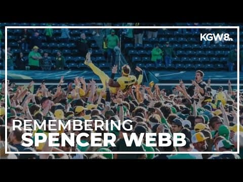 Ducks tight end Spencer Webb dies in accidental fall