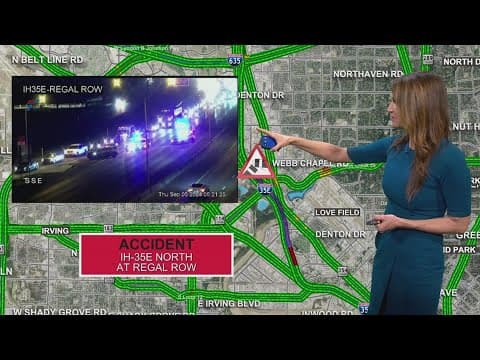Traffic Alert: I-35E shut down near Love Field airport