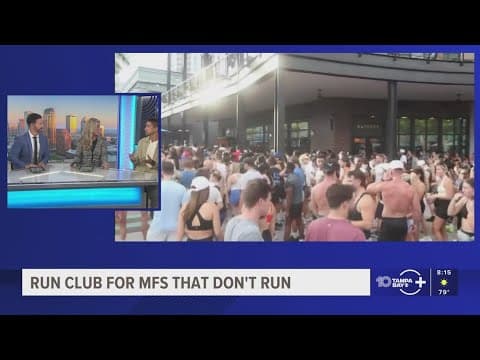 Run Club for MFs That Don't Run takes over Tampa Bay