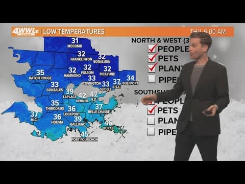 New Orleans Weather: Cold weather returns for a few days