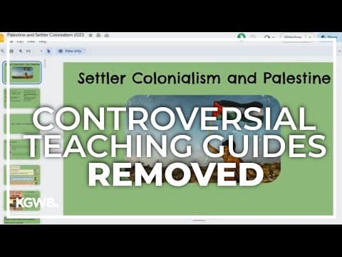 Portland teachers union removes pro-Palestinian teaching guides amid backlash