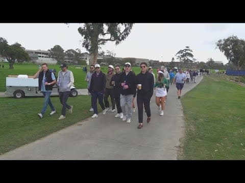 Farmers Insurance Open: Thousands enjoy Golf tournament at Torrey Pines Golf Course