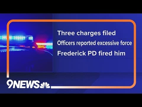 Frederick Police officer fired, charged with assault