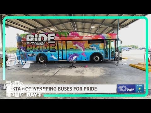 Pinellas County buses will not be wrapped for Pride this summer