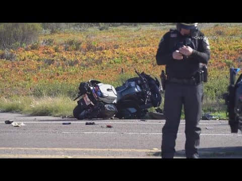 J.D. Vance motorcade cop hit by car in Oceanside shortly after clearing his motorcade detail