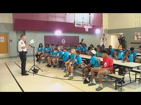 Indianapolis students learn about violence prevention in IMPD-hosted G.R.E.A.T. Camp