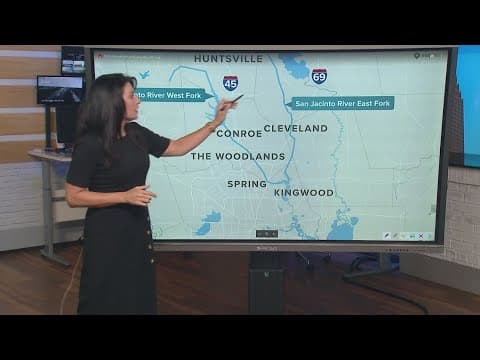 Where are the east and west forks of the San Jacinto River?