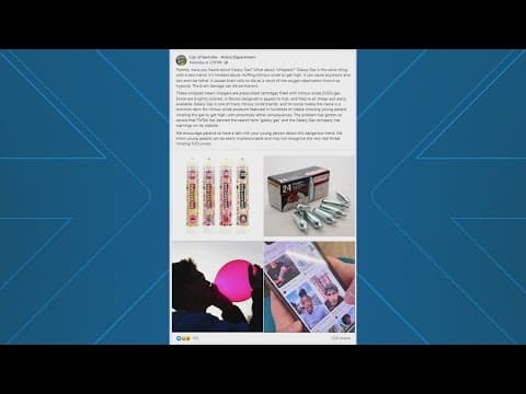 Texas officials warn of dangers of 'Galaxy Gas'