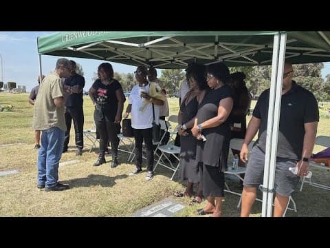 Sydney Cooper reburied alongside his wife