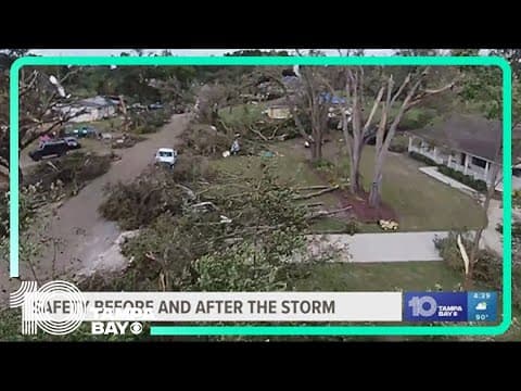 Here's how to stay safe with hazards left behind from a tropical storm or hurricane