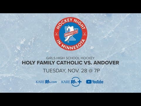 WATCH: Hockey Night in Minnesota | Nov. 28: Holy Family Catholic vs. Andover