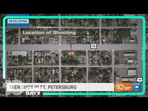 Teen hurt in St. Petersburg following shooting
