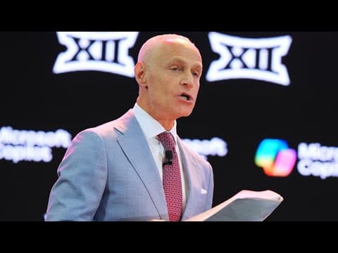 Big 12 Media Days: Commissioner Brett Yormark gives opening address (7.8.25)