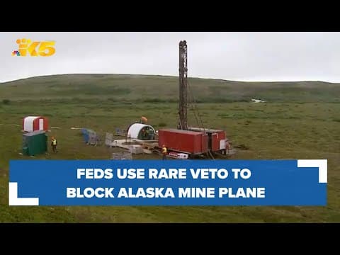 Feds use rare veto to block Alaska copper, gold mine plan
