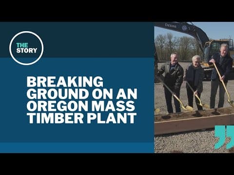 Mass timber plant breaks ground north of Albany