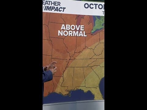 Average October temperature, snowfall totals, first freeze in Ohio