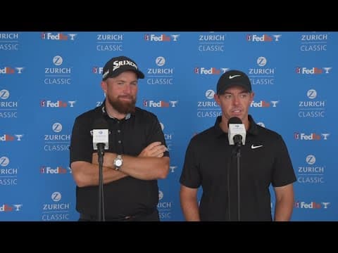 McIlroy and Lowry within striking distance at Zurich Classic