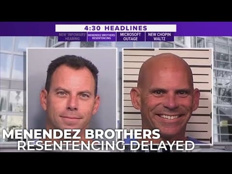 Judge in LA delays until January decision on resentencing Menendez brothers