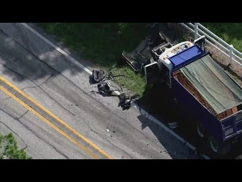 Man kills stepfather with machete before intentionally crashing SUV into dump truck, MCSO says