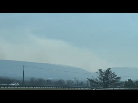Brush fires burn across DMV