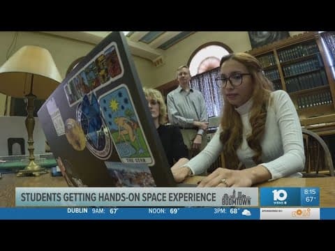 Students getting hands-on space experience at Ohio Wesleyan