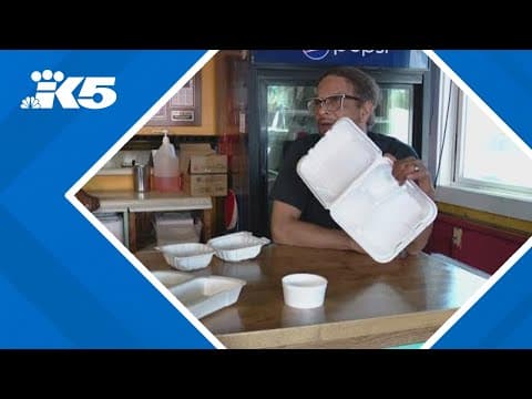 Styrofoam and polystyrene materials will be banned in Washington starting June 1