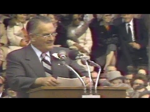 FLASHBACK: Bill Clements inaugurated as first Republican Governor of Texas since Reconstruction