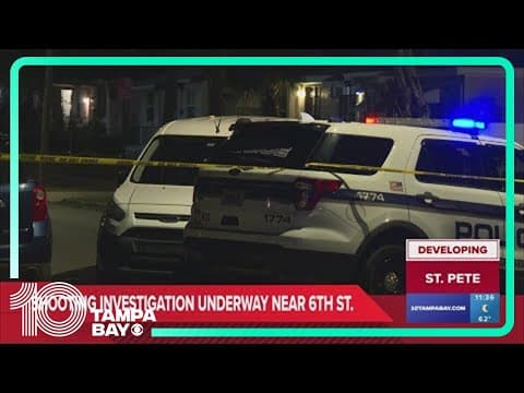 Teenager shot, left in car in St. Pete
