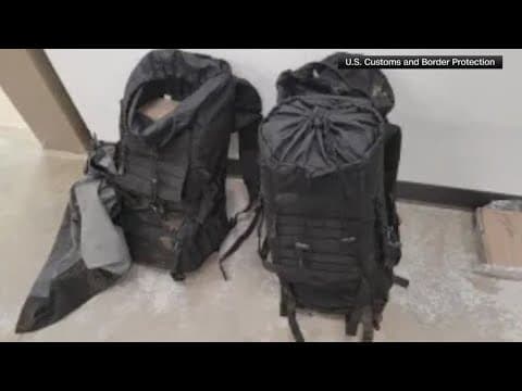 Border patrol agents find backpacks filled with cocaine in woods near Canadian border