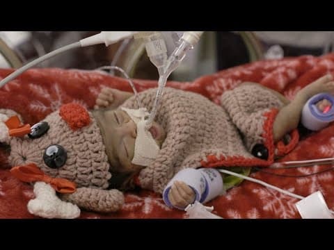 NICU babies in Halloween costumes